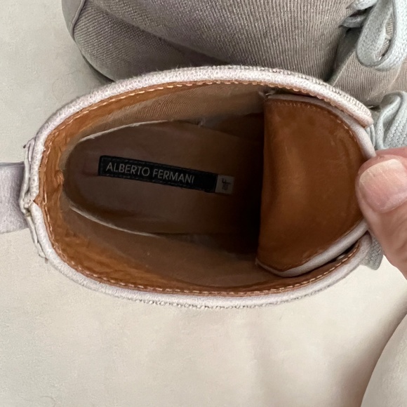 Alberto Fermani Gloss-Tipped Ankle Boots - Picture 12 of 16